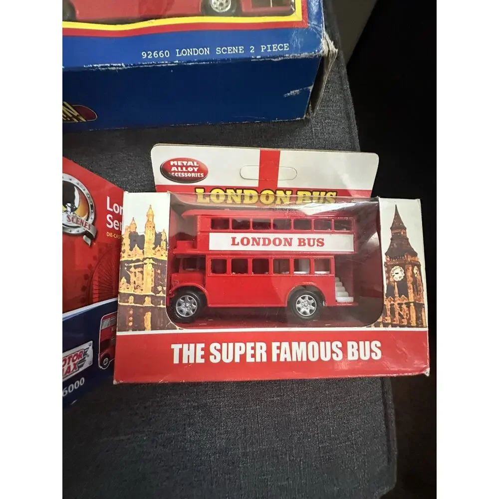 Vintage Diecast London Bus Car Collection Corgi Matchbox Oxford Revell Boxed
